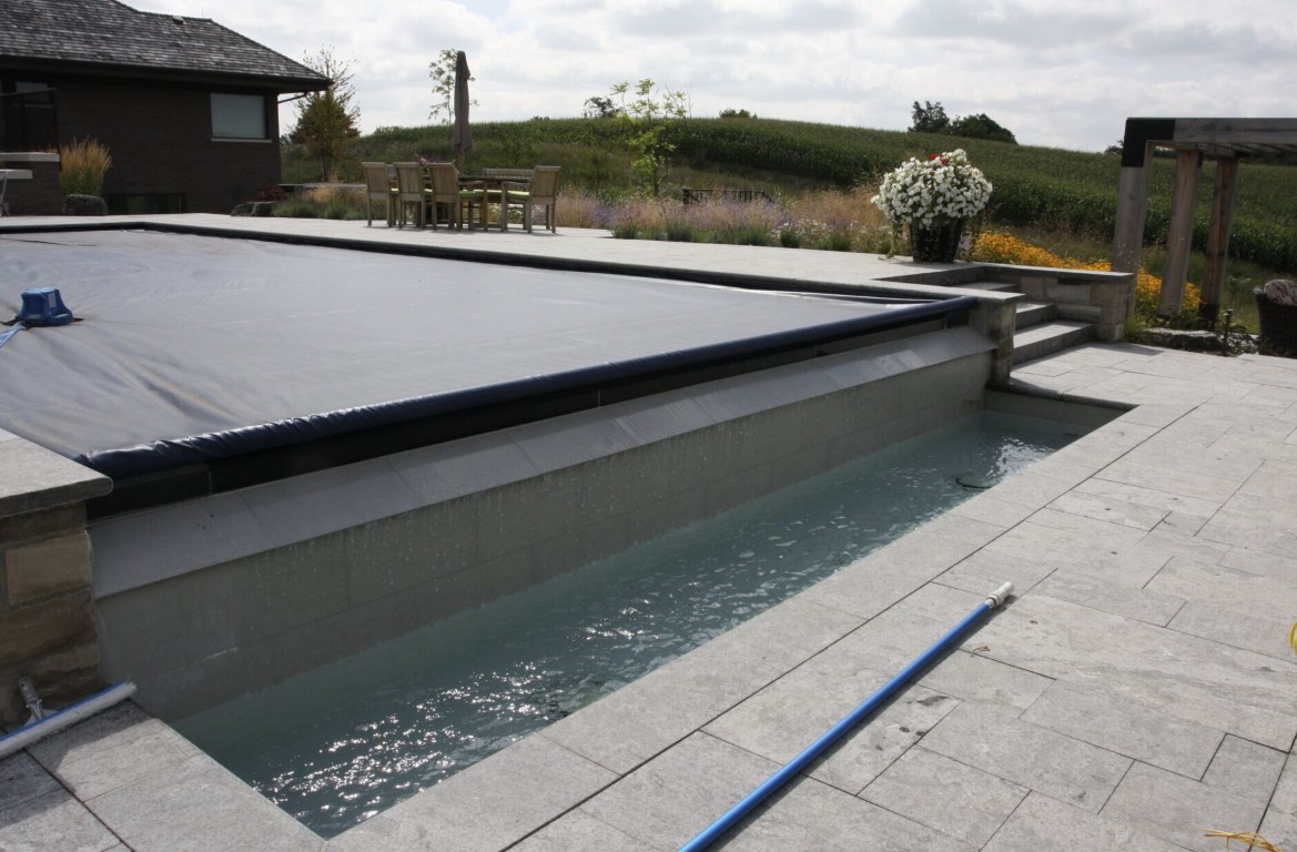 Pool opening and closing services showing seasonal pool maintenance